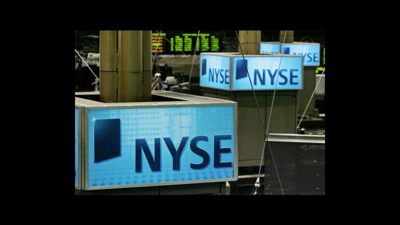 Apertura poco mossa per Wall Street, Dow Jones +0,05%