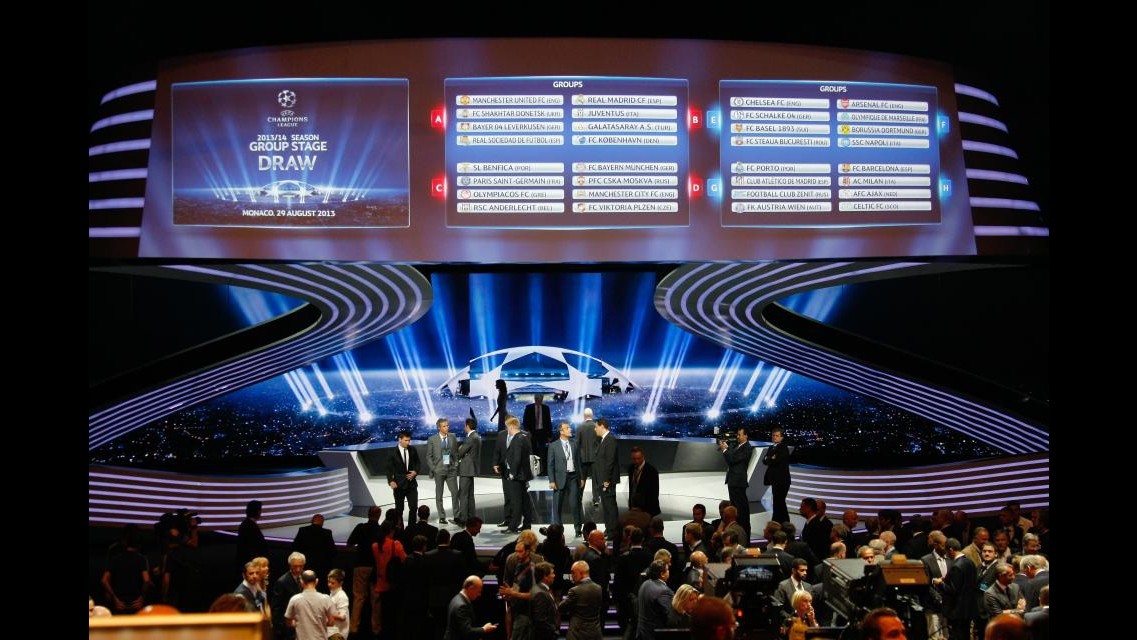 Champions, ancora Milan-Barcellona. Juve pesca Real, Dortmund e Arsenal per il Napoli