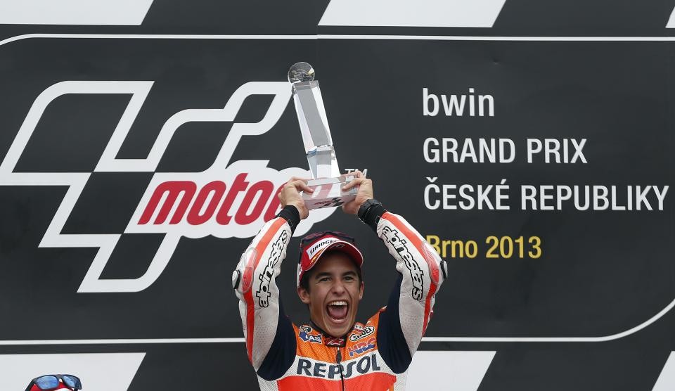 MotoGp, Rep. Ceca: il fenomeno Marquez mette in fila Pedrosa e Lorenzo, Rossi quarto