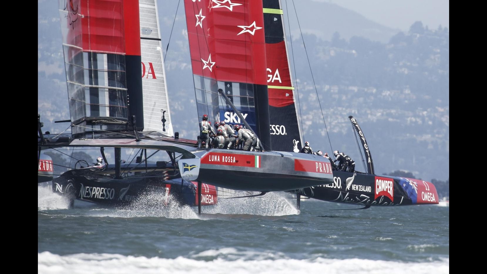Vela, America’s Cup: New Zealand vince settima regata, Luna Rossa a un passo dall’eliminazione