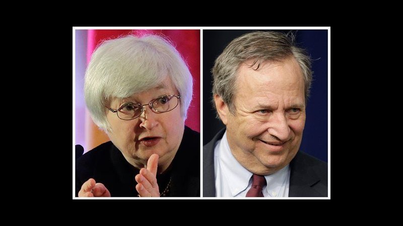 Usa, al via ‘simposio’ Fed, sfida Yellen-Summers per dopo Bernanke