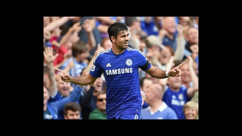 Premier, super Diego Costa  Chelsea batte Swansea 4-2  ed è solo in vetta
