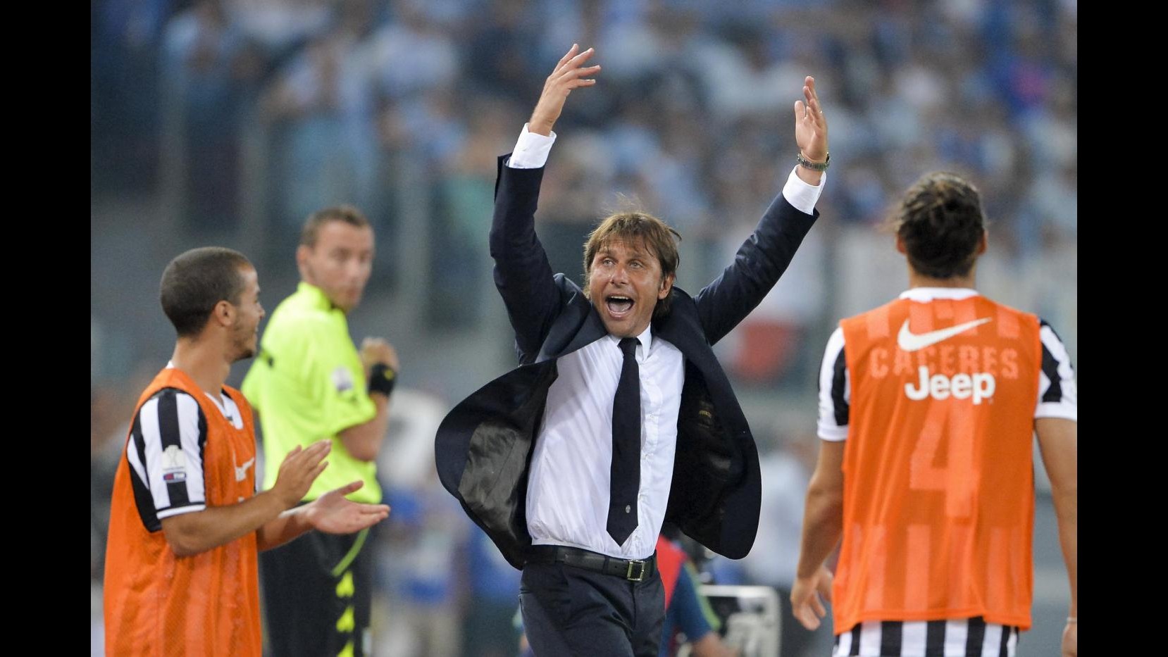Conte: Vittoria Juve meritata. Buffon: Grandi squadre si vedono quanto conta