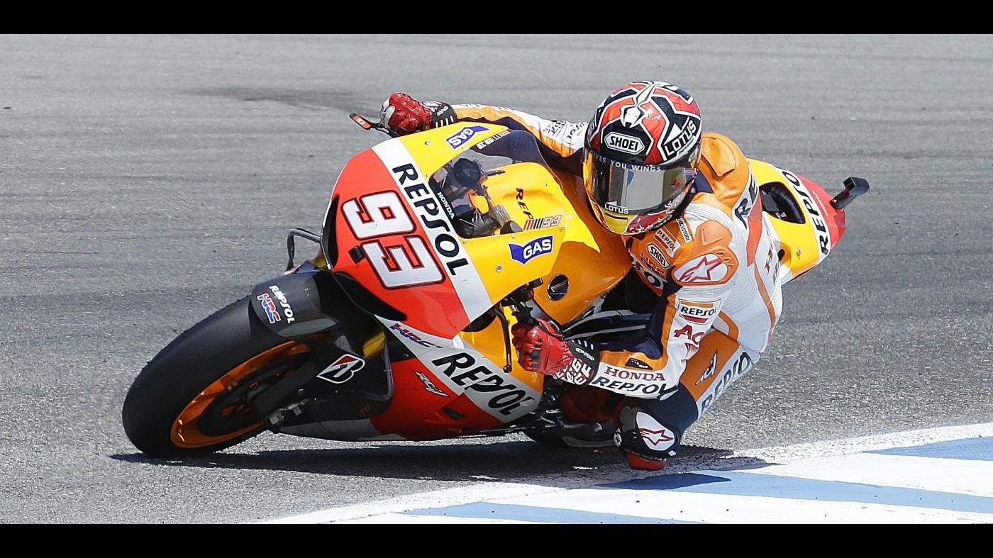 MotpGP, Indianapolis: Marquez comanda prime libere, 5° Rossi