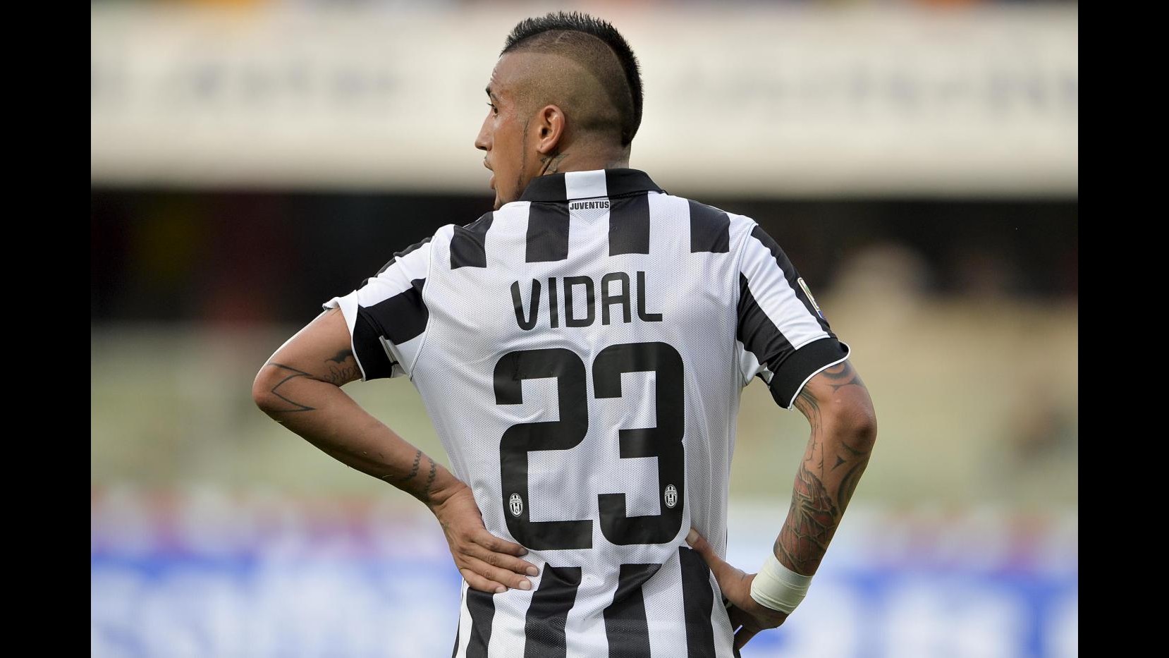 Juventus, nuovo stop per Vidal: problema muscolare alla coscia destra
