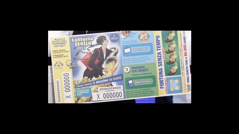 Al via lotteria Italia 2014: 5 mln primo premio, 22 milioni mai riscossi