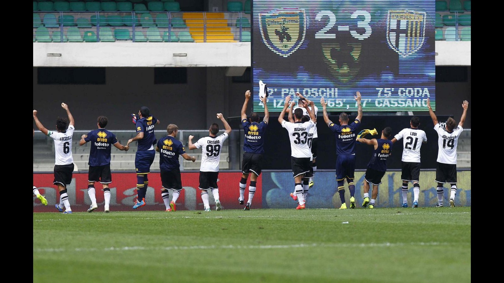 Serie A, Cassano show: Parma rimonta Chievo e conquista prima vittoria in campionato