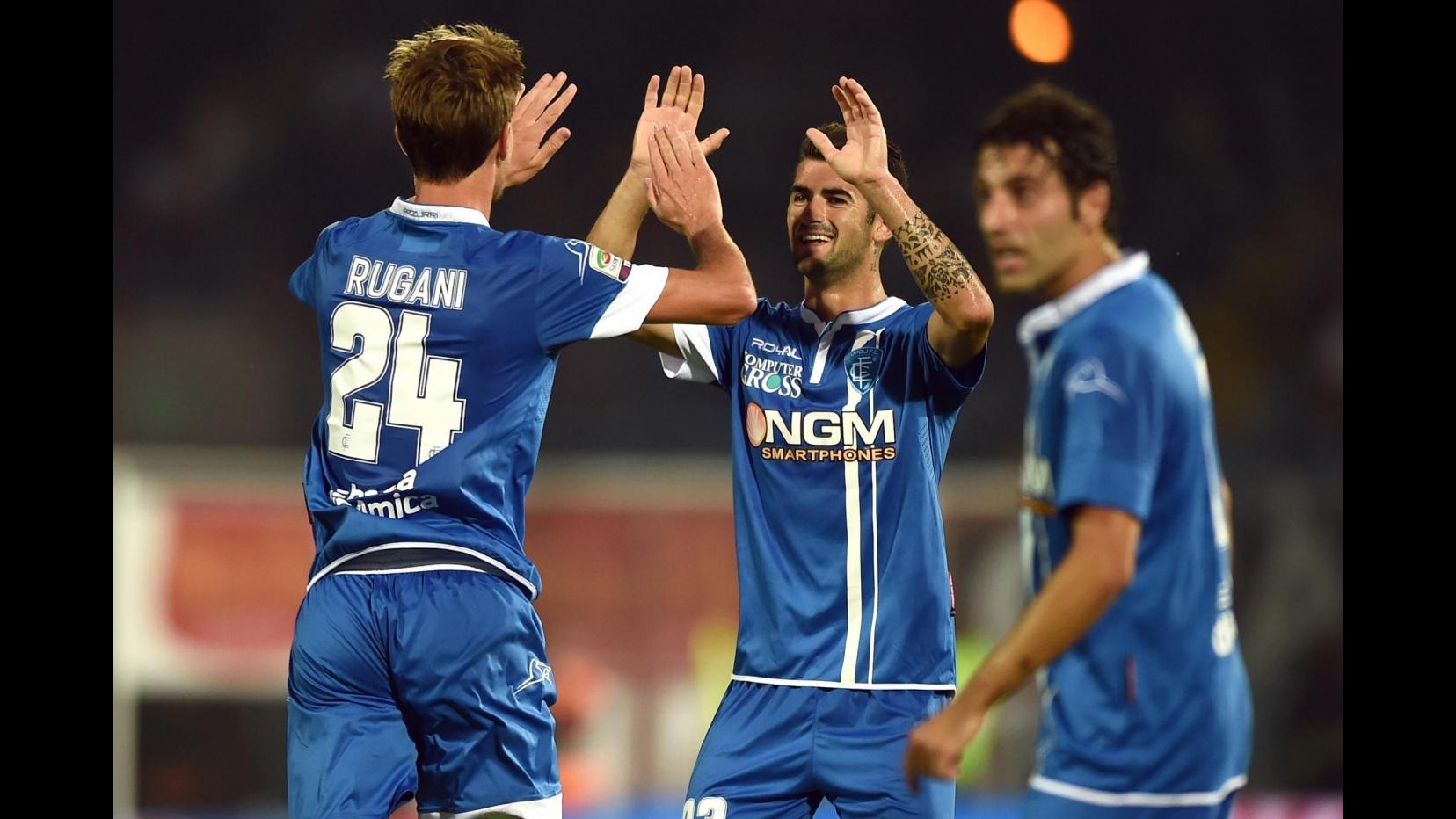 Serie A, Empoli rimonta Cesena da 2-0 a 2-2: Tavano-Rugani regalano primo punto a Sarri