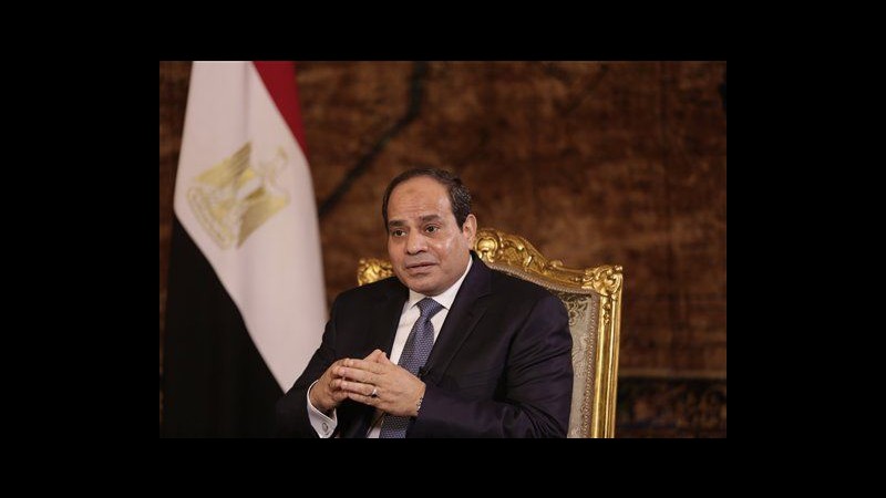 El-Sissi: Egitto farà tutto il necessario per combattere Isil