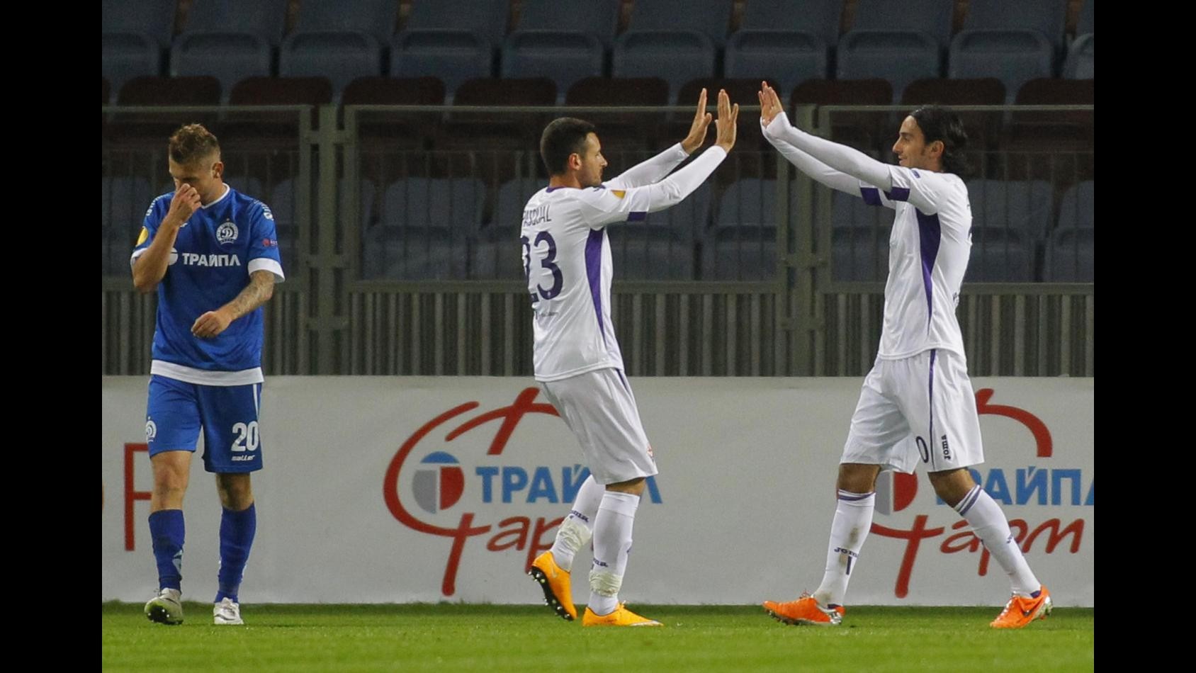 Europa League, Fiorentina espugna Minsk: Dinamo travolta 3-0, a segno baby Bernardeschi