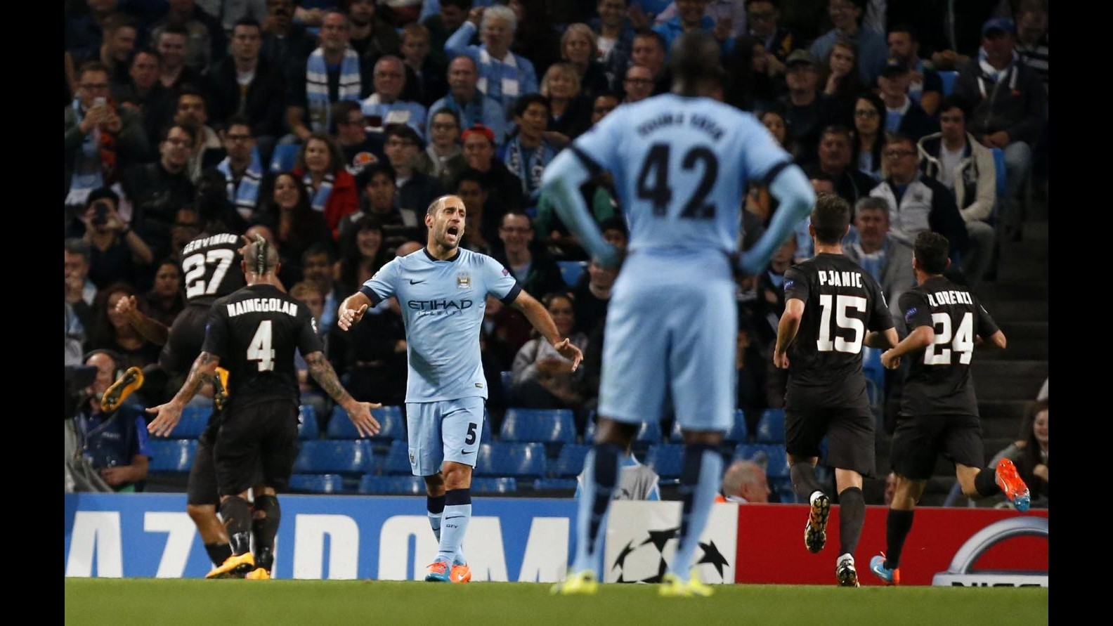 Champions League, Totti da leggenda risponde ad Aguero: City-Roma 1-1