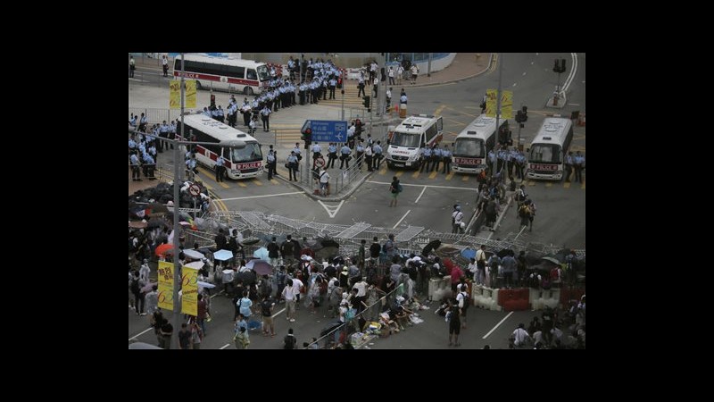 Hong Kong, proteste studenti pro democrazia: inizia Occupy Central