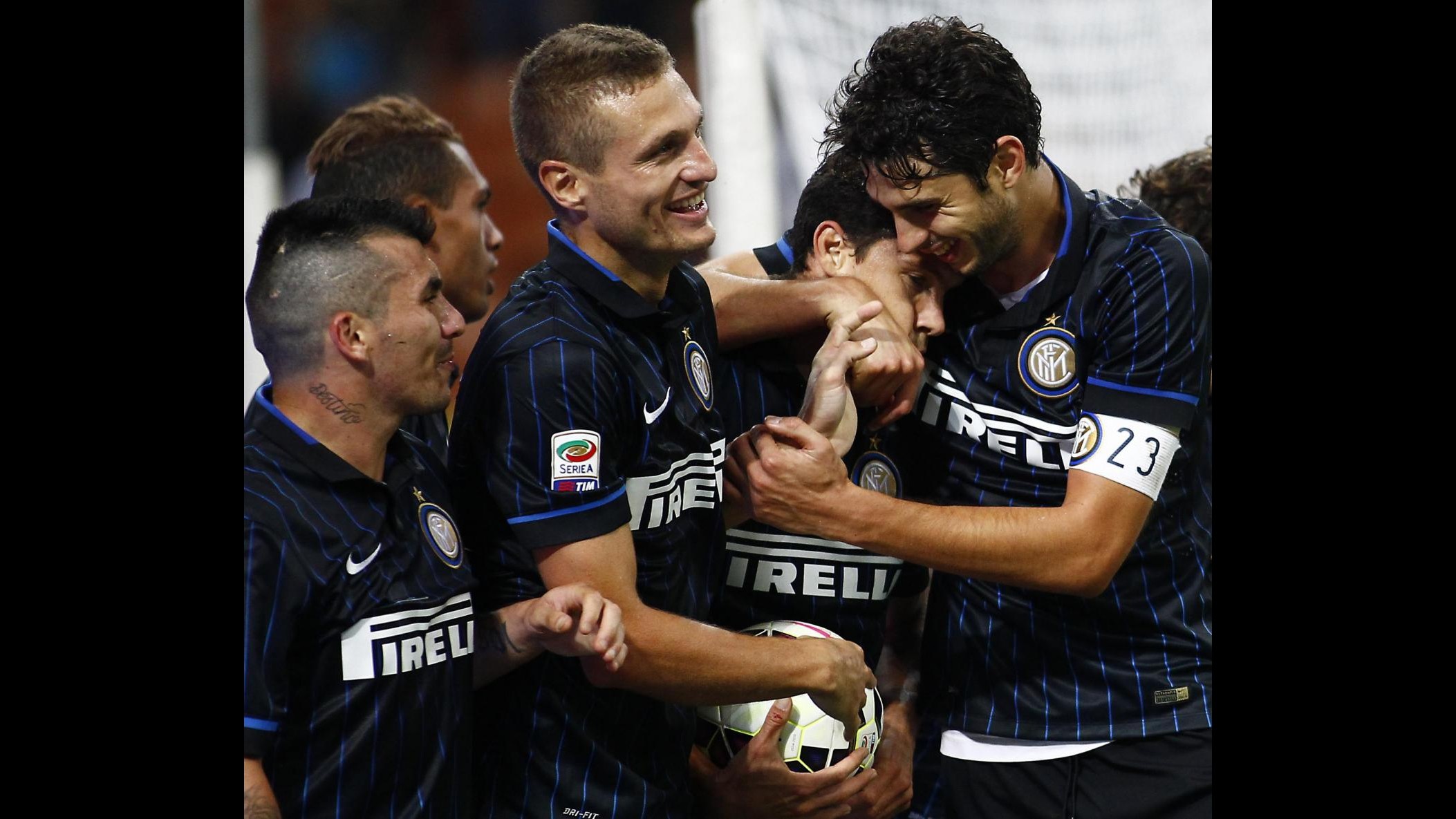 Serie A, Inter convince davanti a Thohir: Osvaldo-Hernanes piegano Atalanta