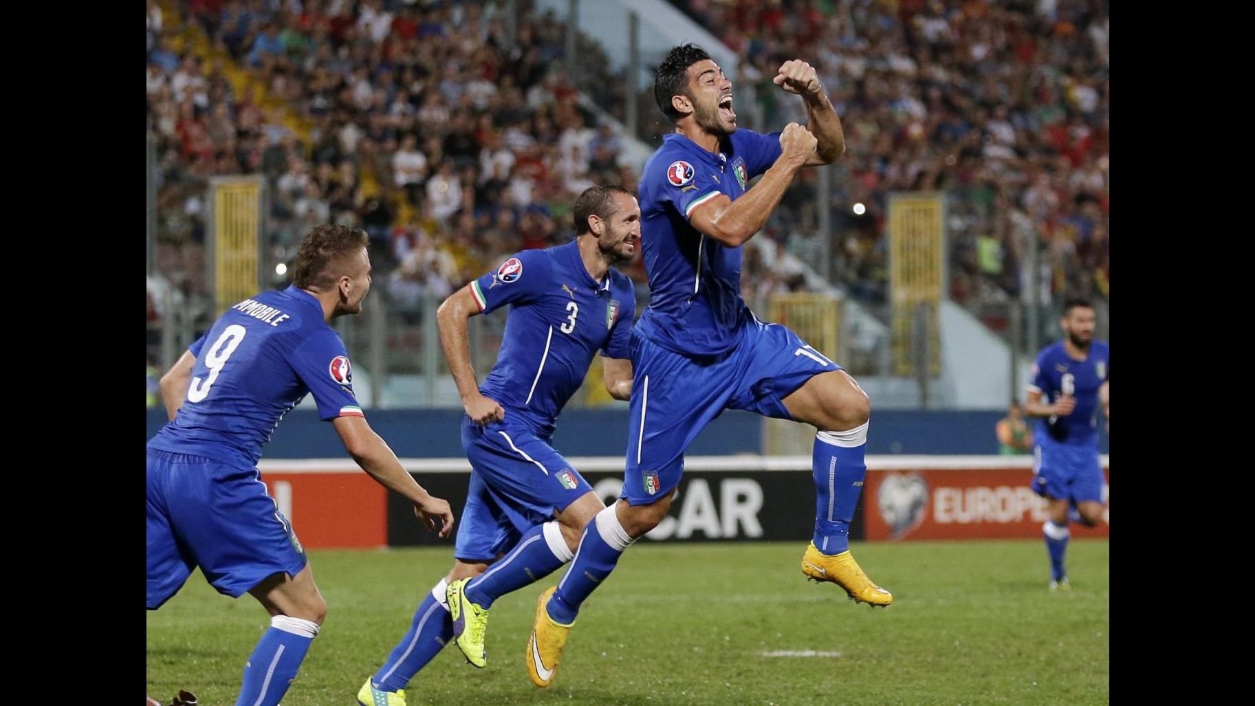 Euro 2016, qualificazioni: Italia opaca, contro Malta ci pensa Pellè. Conte resta imbattuto