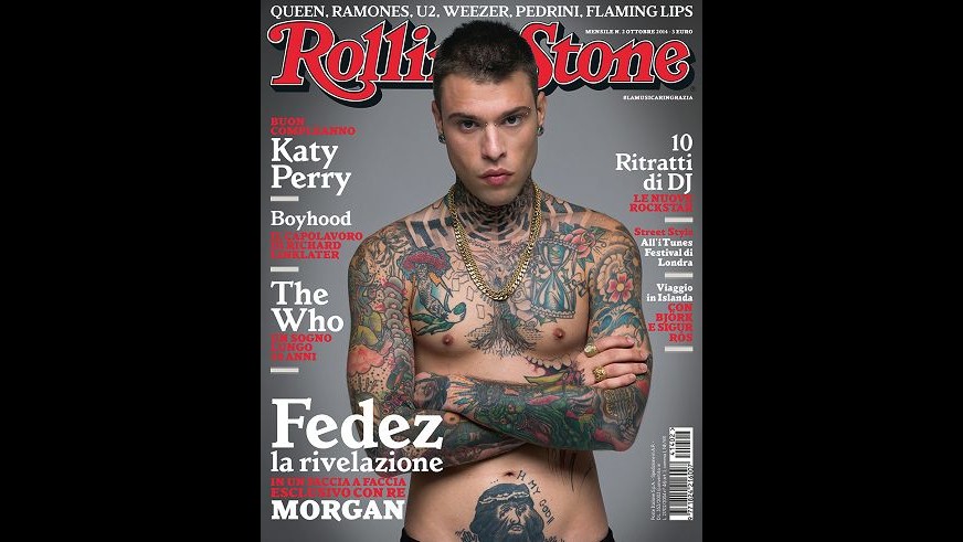 Musica, Fedez conquista la copertina di Rolling Stone