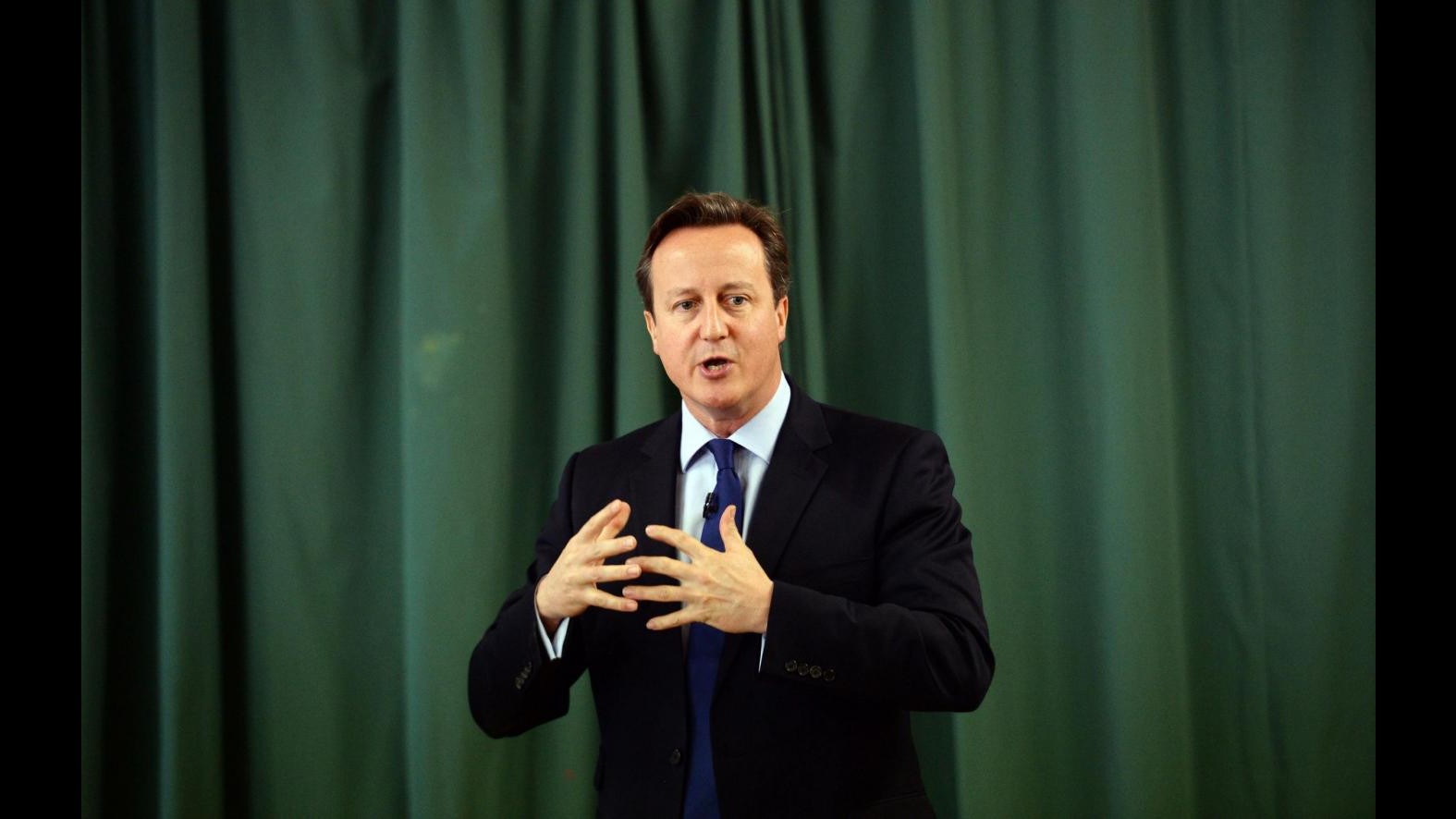 Ue, Cameron: Non pagheremo i 2,1 mld euro in contributi aggiuntivi