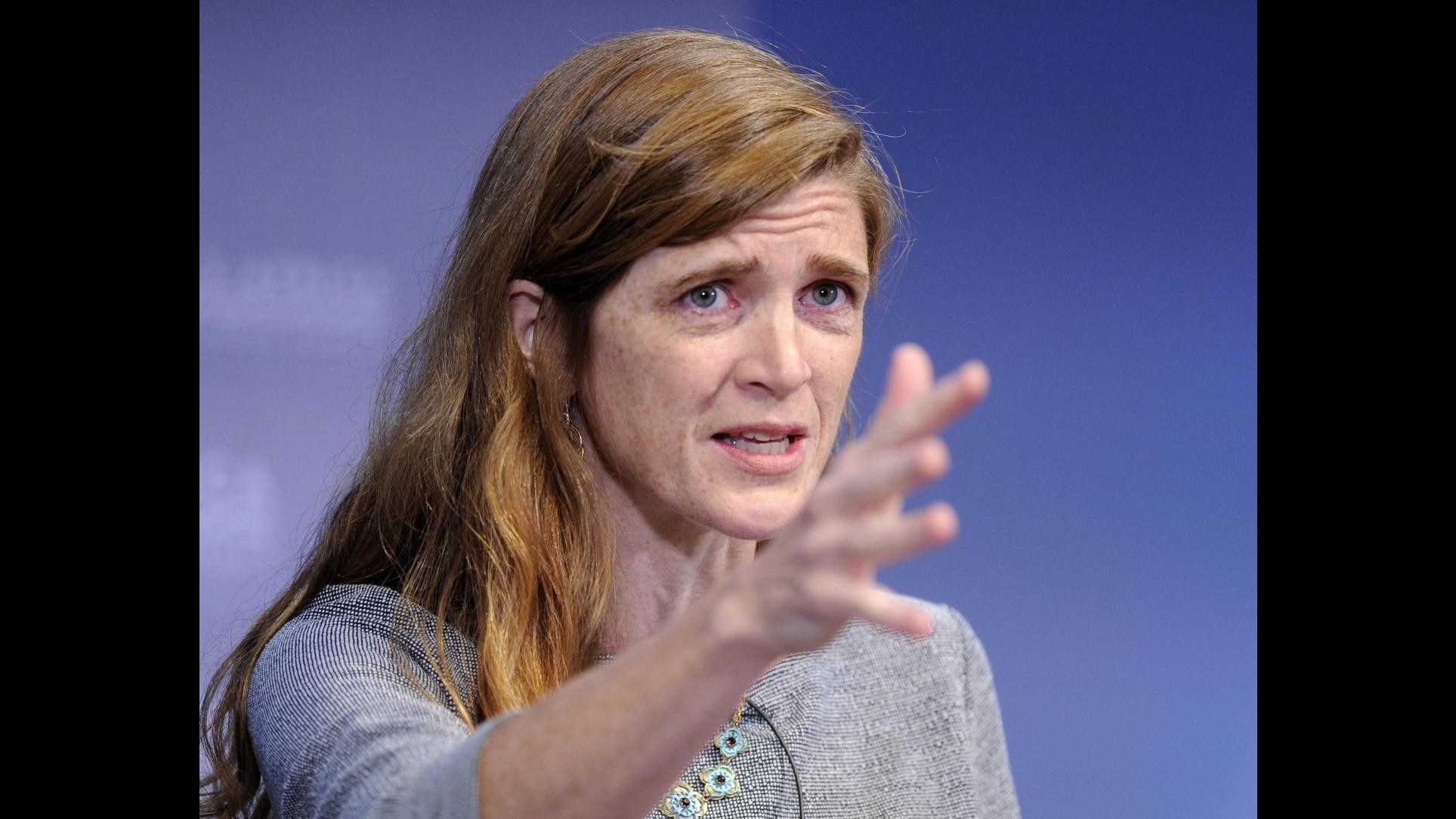 Ebola, ambasciatrice Usa all’Onu in viaggio verso Africa occidentale