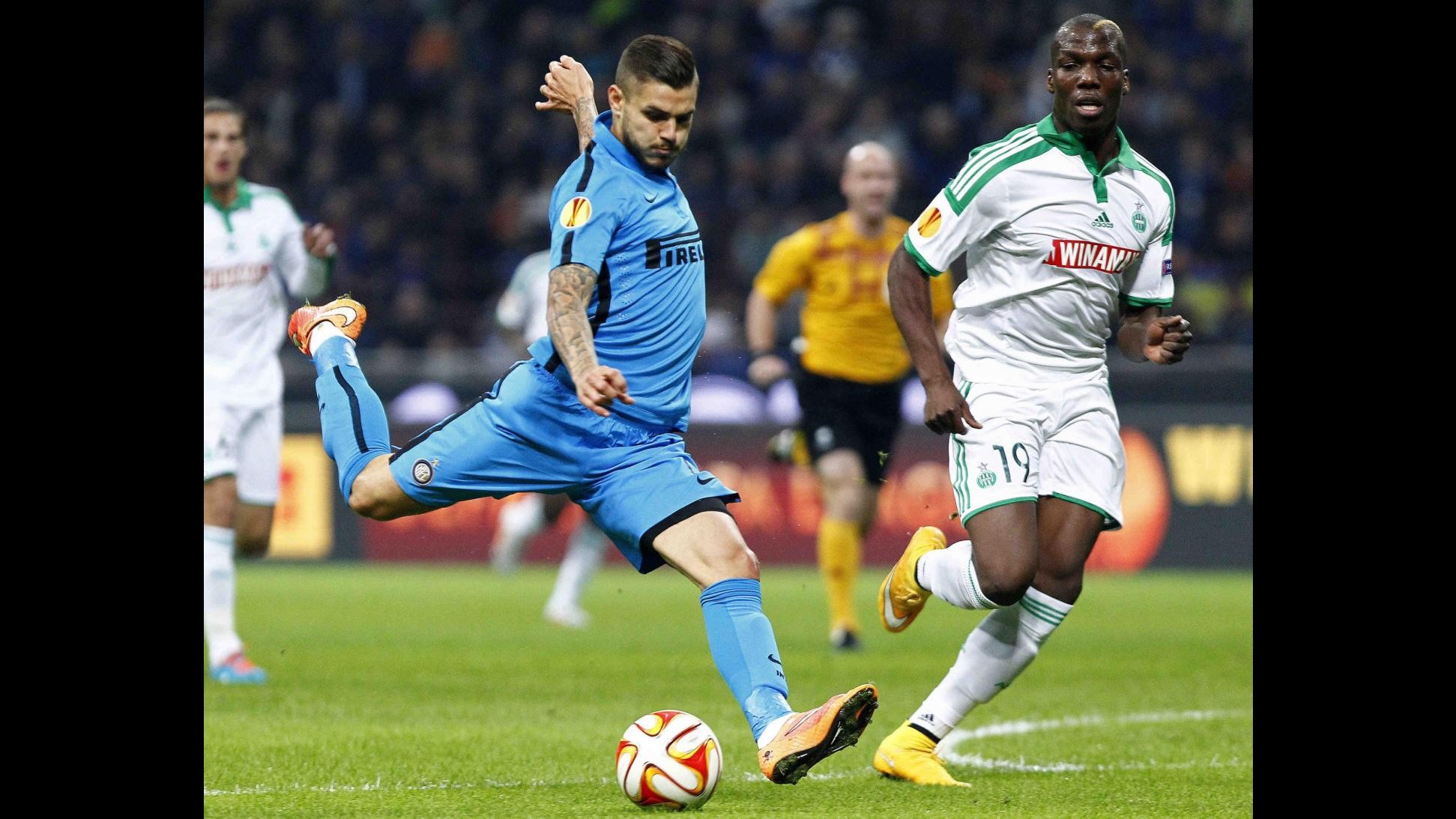 Europa League, Inter opaca e fermata a San Siro dai francesi del S. Etienne