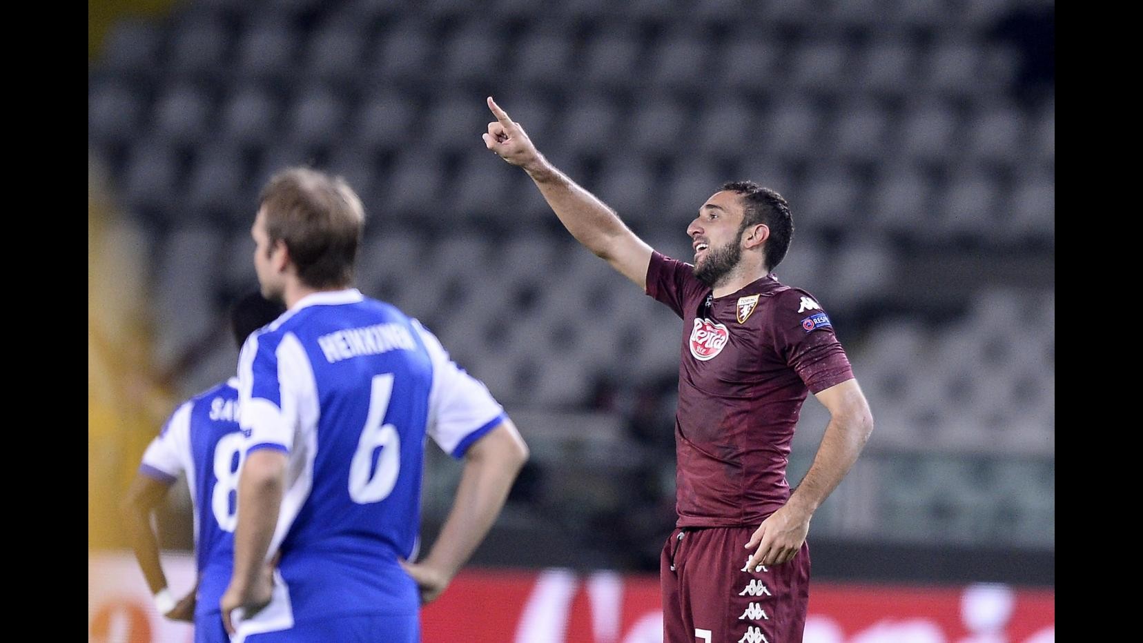 Europa League, Toro scatenato: Molinari e Amauri affondano l’Hjk. Granata primi