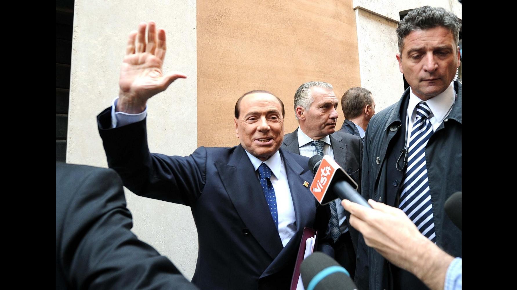 Fi, Berlusconi a Montecitorio per riunione con deputati