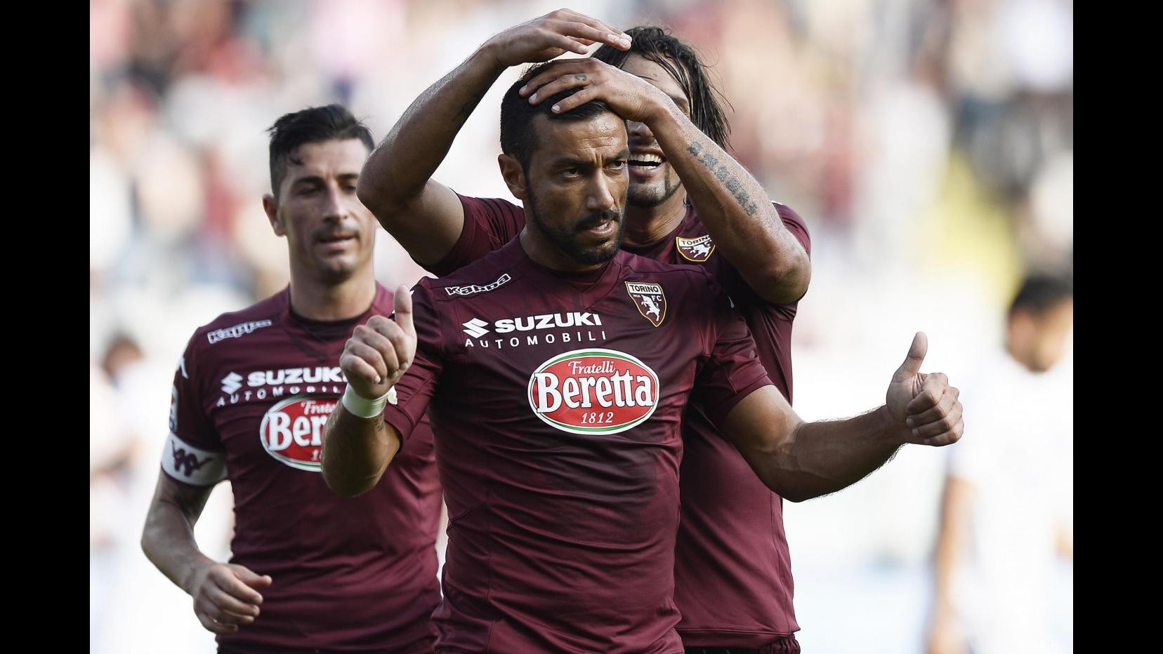 Serie A: il Toro è sempre Quagliarella, battuta Udinese