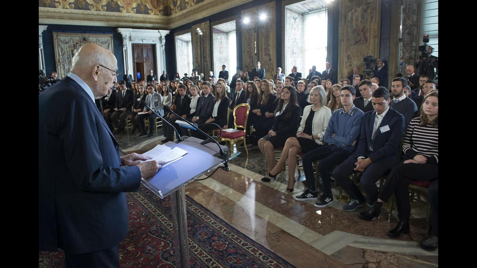 Ricerca, Napolitano: Non è vero tutti cervelli via da Italia