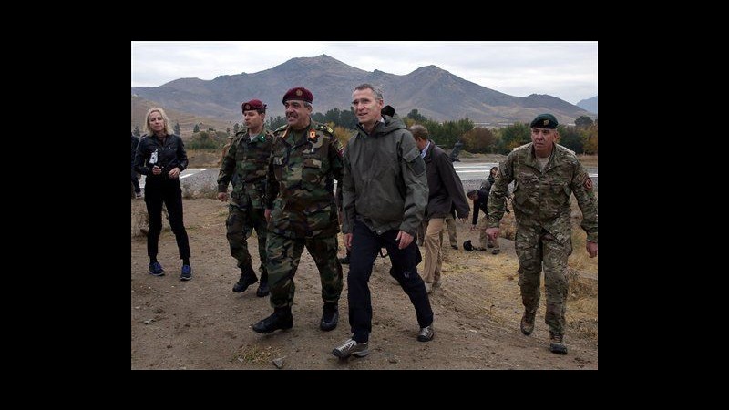 Afghanistan, Stoltenberg a sorpresa a Kabul: vede truppe e nuovi leader