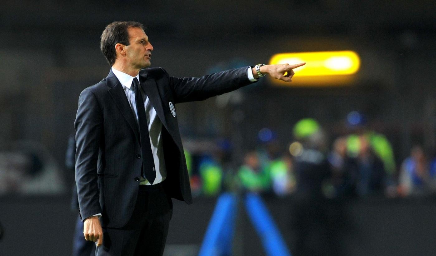 Juventus, il ‘fiuu’ di sollievo di Allegri dopo l’Olympiacos diventa tormentone su Twitter