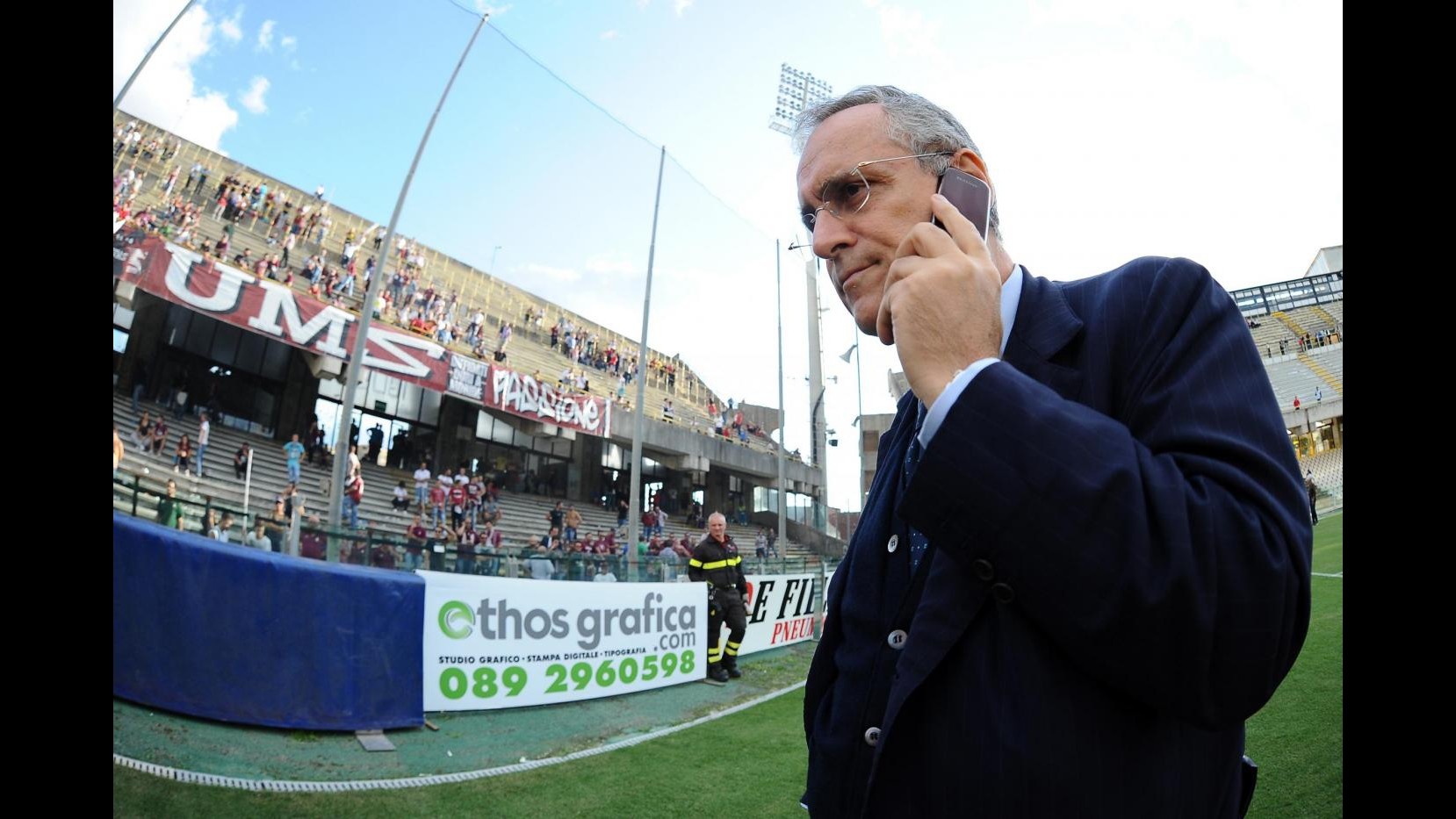 Lotito lancia l’allarme: Zona per nuovo stadio Roma più a rischio della nostra