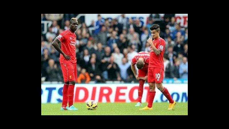 Premier League, Liverpool ko 1-0 a Newcastle. Balotelli ancora a secco di gol