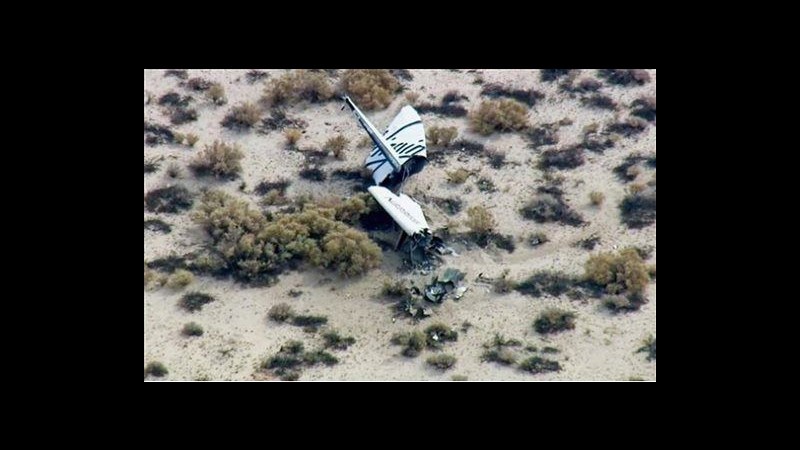 Spazio, navetta Virgin Galactic precipita in California: un morto