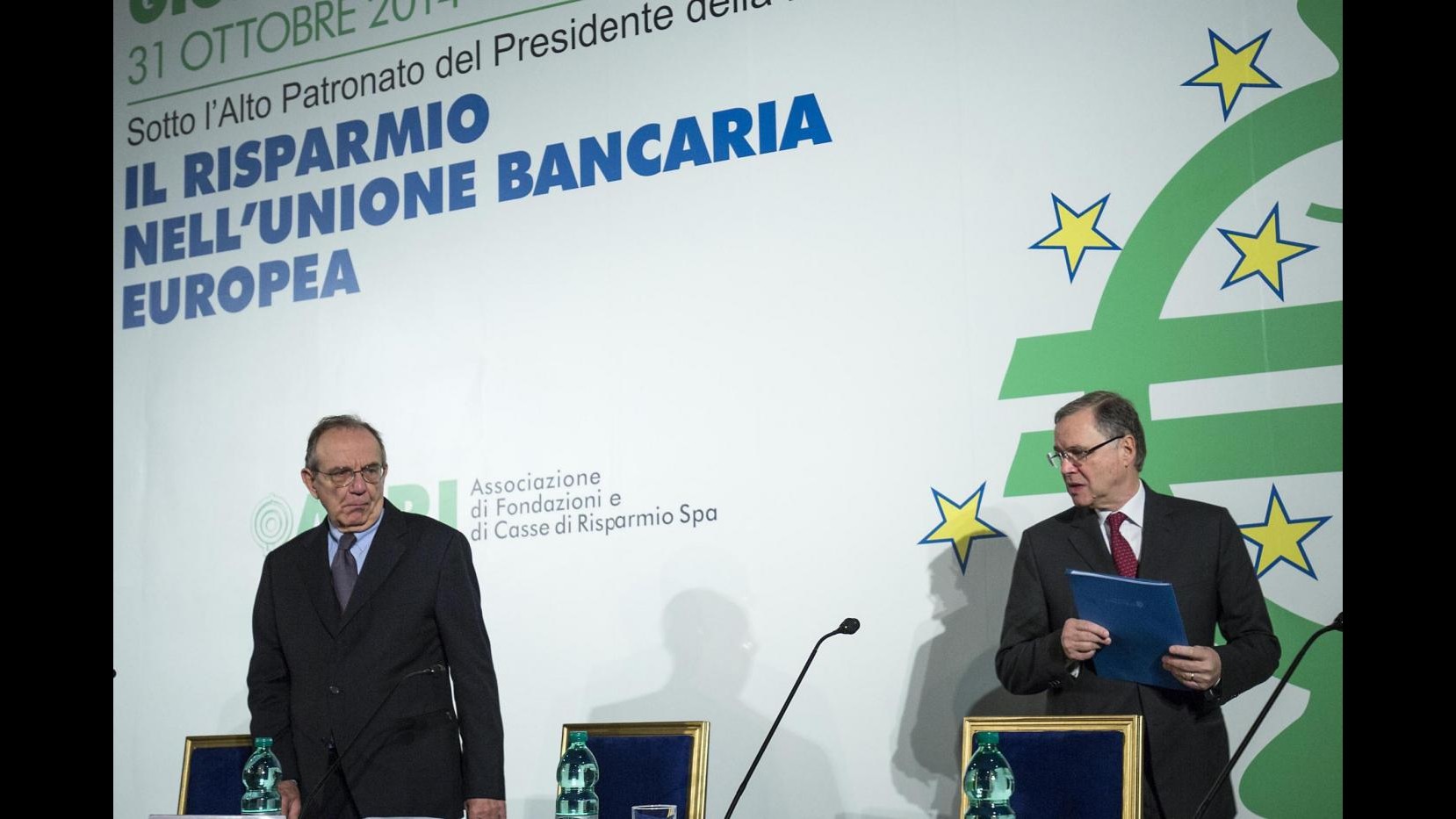 Banche, Visco: Avanti con rafforzamento per finanziare economia