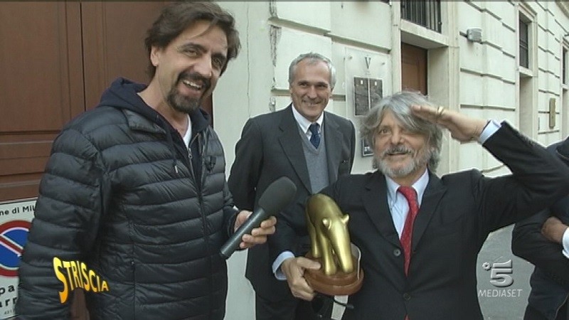 Samp, Tapiro d’oro di Striscia a Ferrero: Non sapevo che Thohir fosse indonesiano