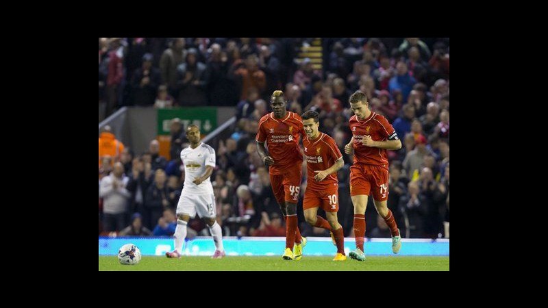 Coppa Lega inglese, Balotelli ritrova gol e Liverpool ok. Immobile a segno in Germania