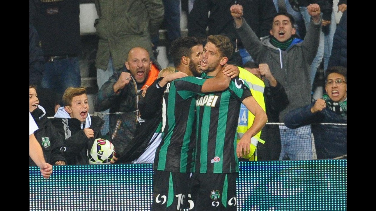 Serie A, Sassuolo doma Empoli in rimonta nell’anticipo: Berardi croce e delizia