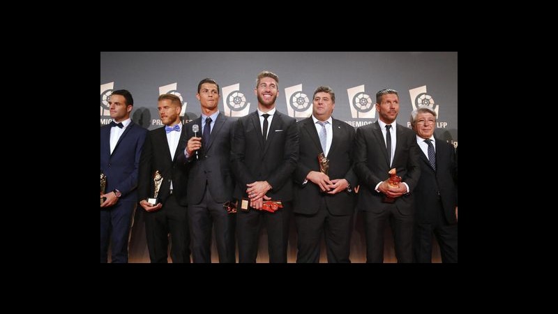 Liga, Ronaldo e Simeone premiati miglior giocatore e allenatore 2014
