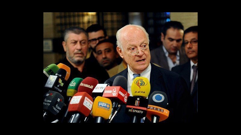 Siria: Sì in linea di principio a piano de Mistura ma servono dettagli
