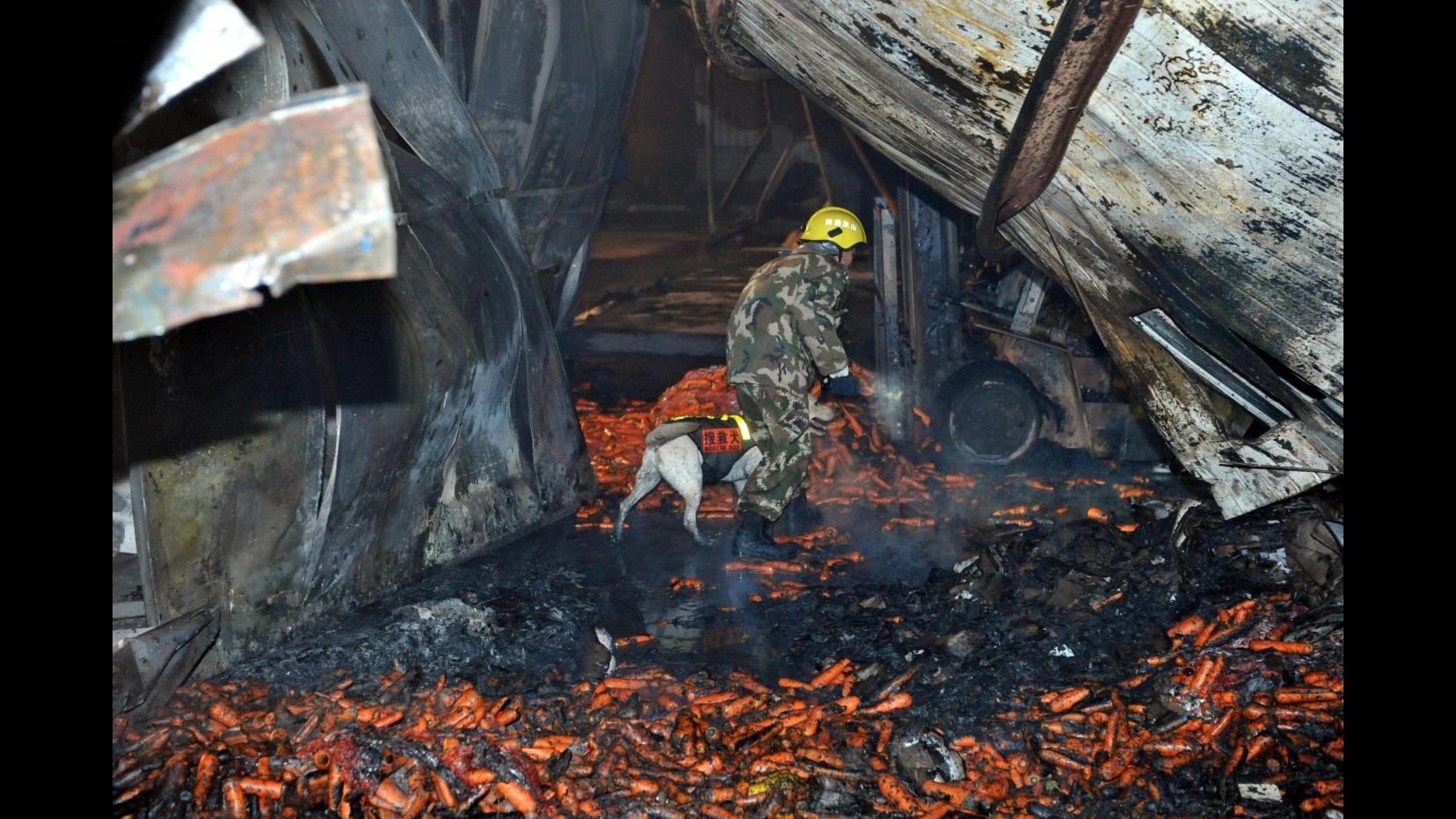 Cina, incendio in fabbrica prodotti alimentari: 18 morti e 13 feriti