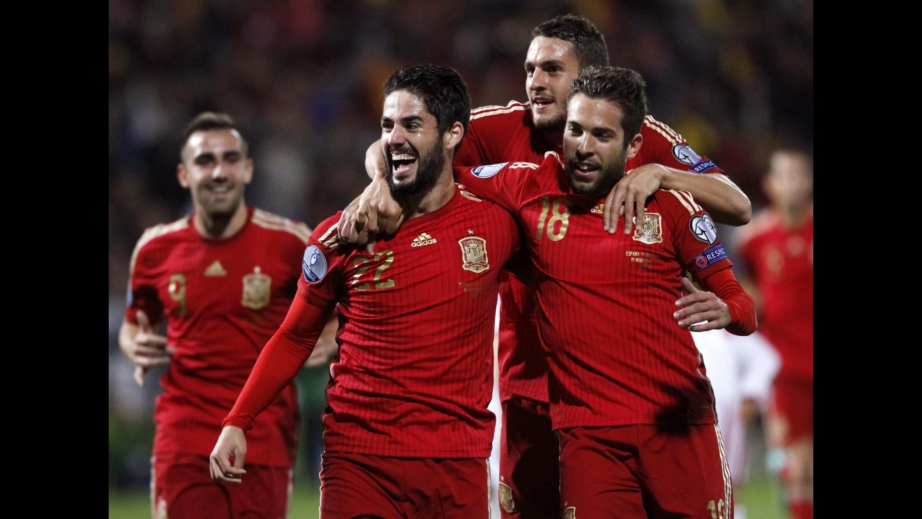 Qual. Euro 2016, vincono Spagna, Svizzera e Slovacchia. Pari tra Ibra e Jovetic