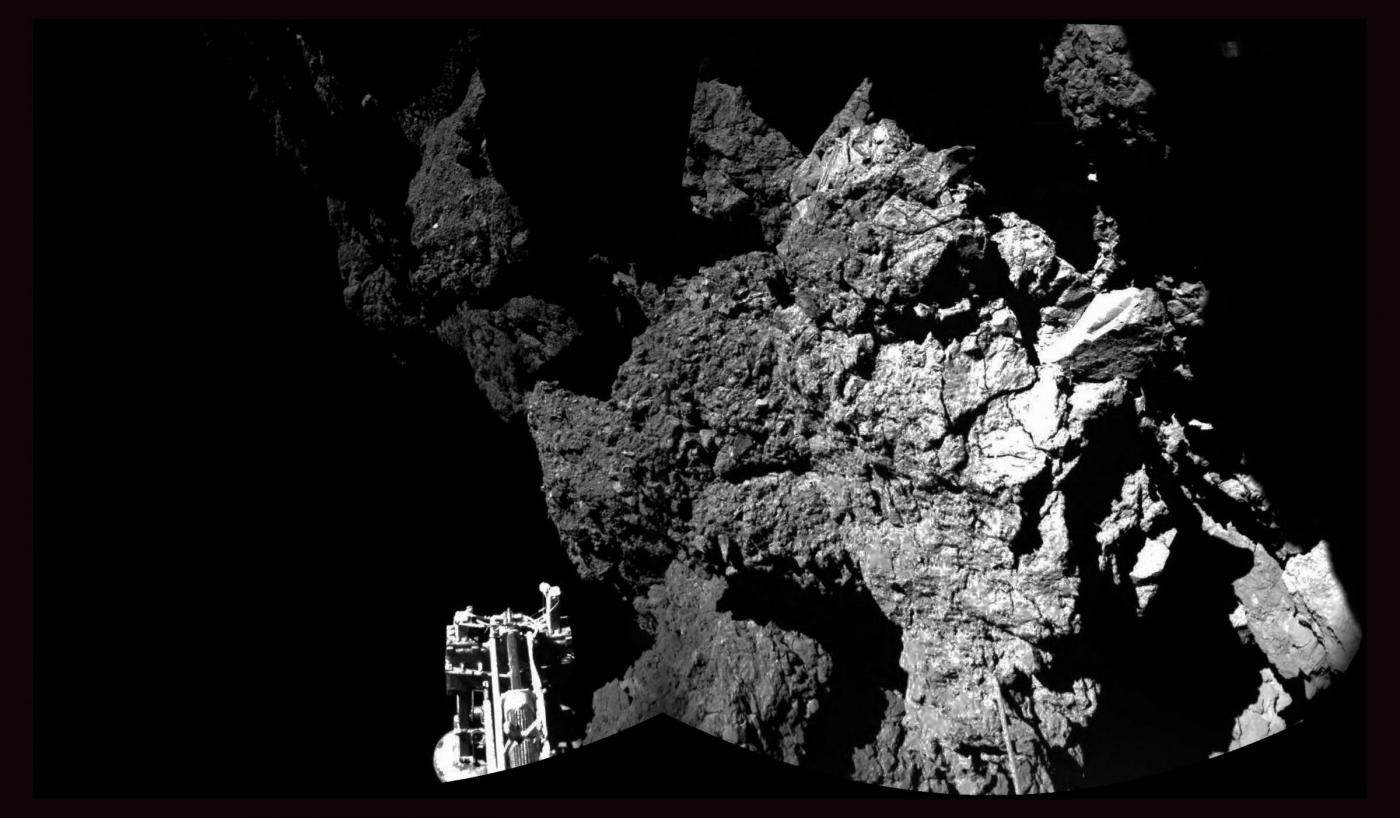 Spazio, il lander di Rosetta pianta termometro su superficie cometa