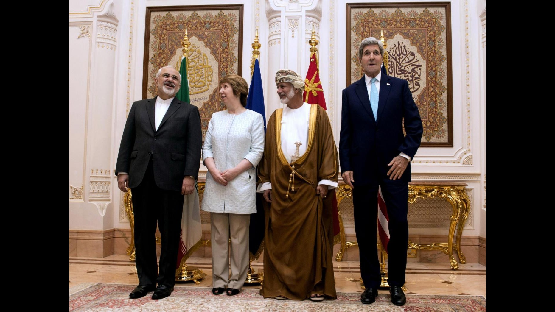 Iran, al via secondo giorno colloqui tra Kerry, Zarif e Ashton a Muscat