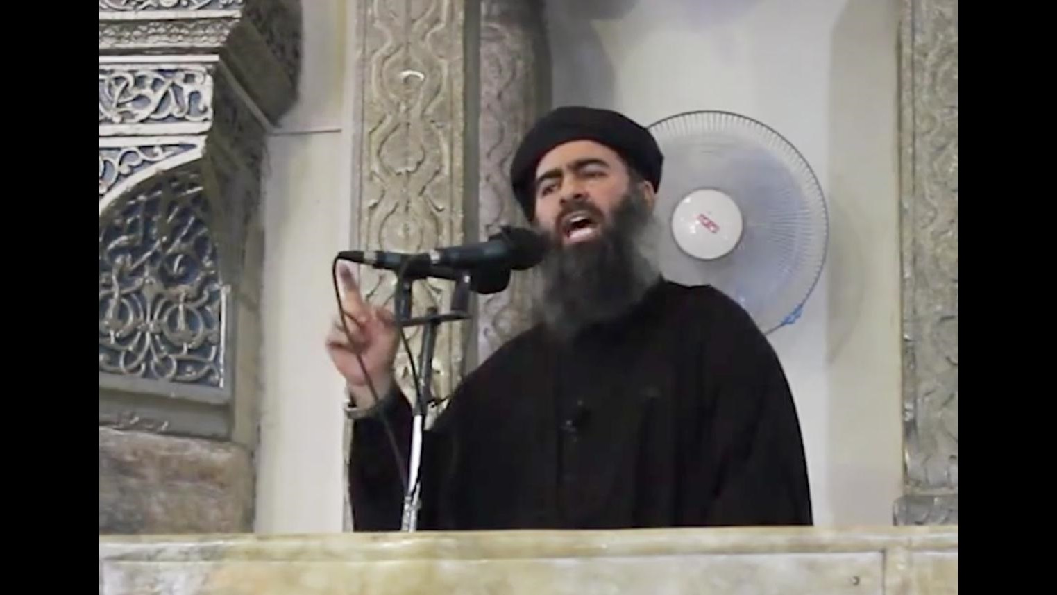 Isil, Iraq: Al-Baghdadi ferito in raid aereo
