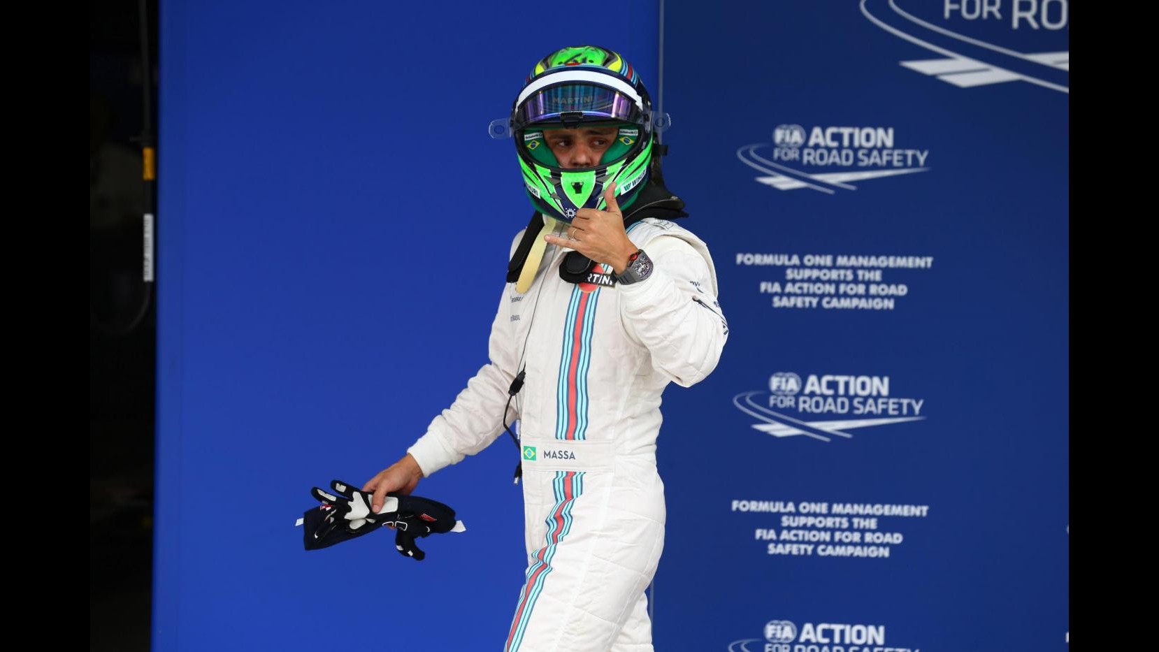 F1, Massa ai tifosi brasiliani: Grazie per energia che mi avete dato