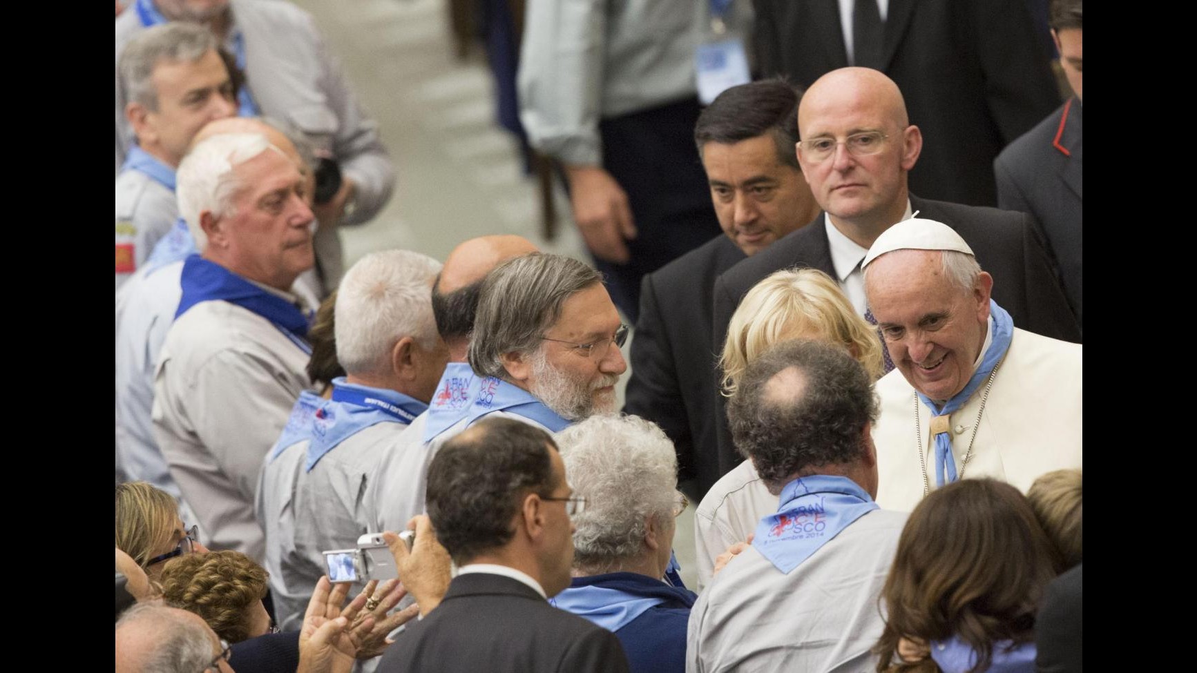 Papa riceve Movimento scout adulti: Sempre fare strada, mai quieti