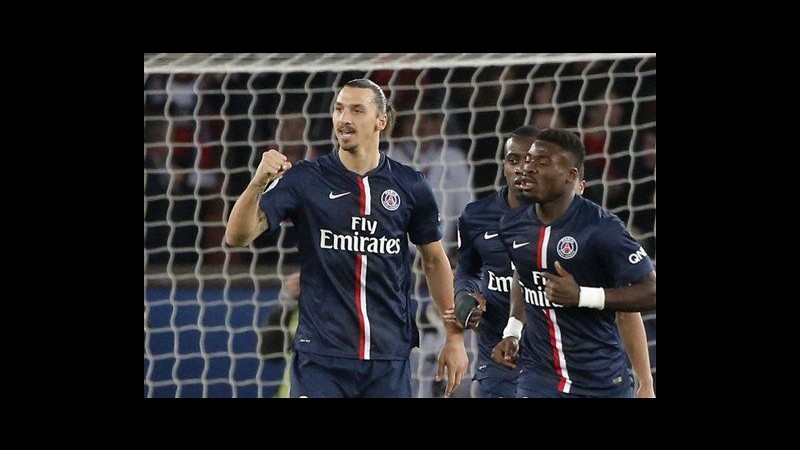 Ligue 1, Psg supera Nizza 1-0 con un rigore di Ibrahimovic e tiene passo Marsiglia