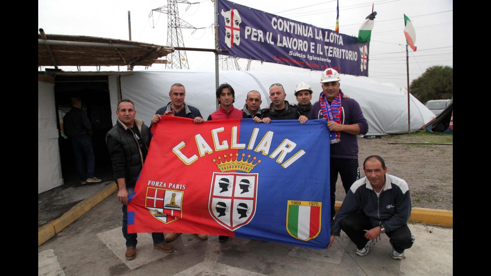 Cagliari Calcio vicina a lavoratori Alcoa: domani 150 operai ospiti allo stadio