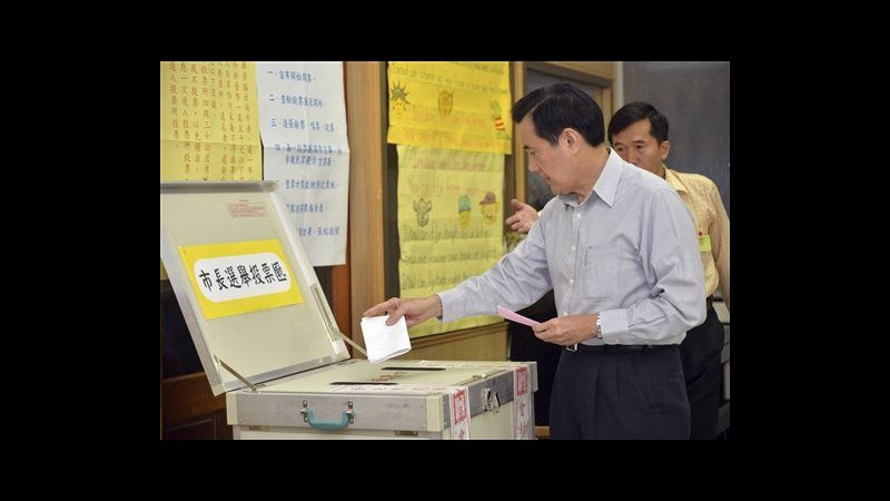 Taiwan vota per elezioni locali: test per partito pro Cina al governo