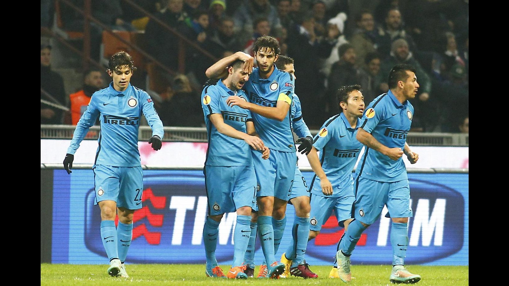 Europa League, Inter batte Dnipro in rimonta ed è prima nel girone. Mancini sorride