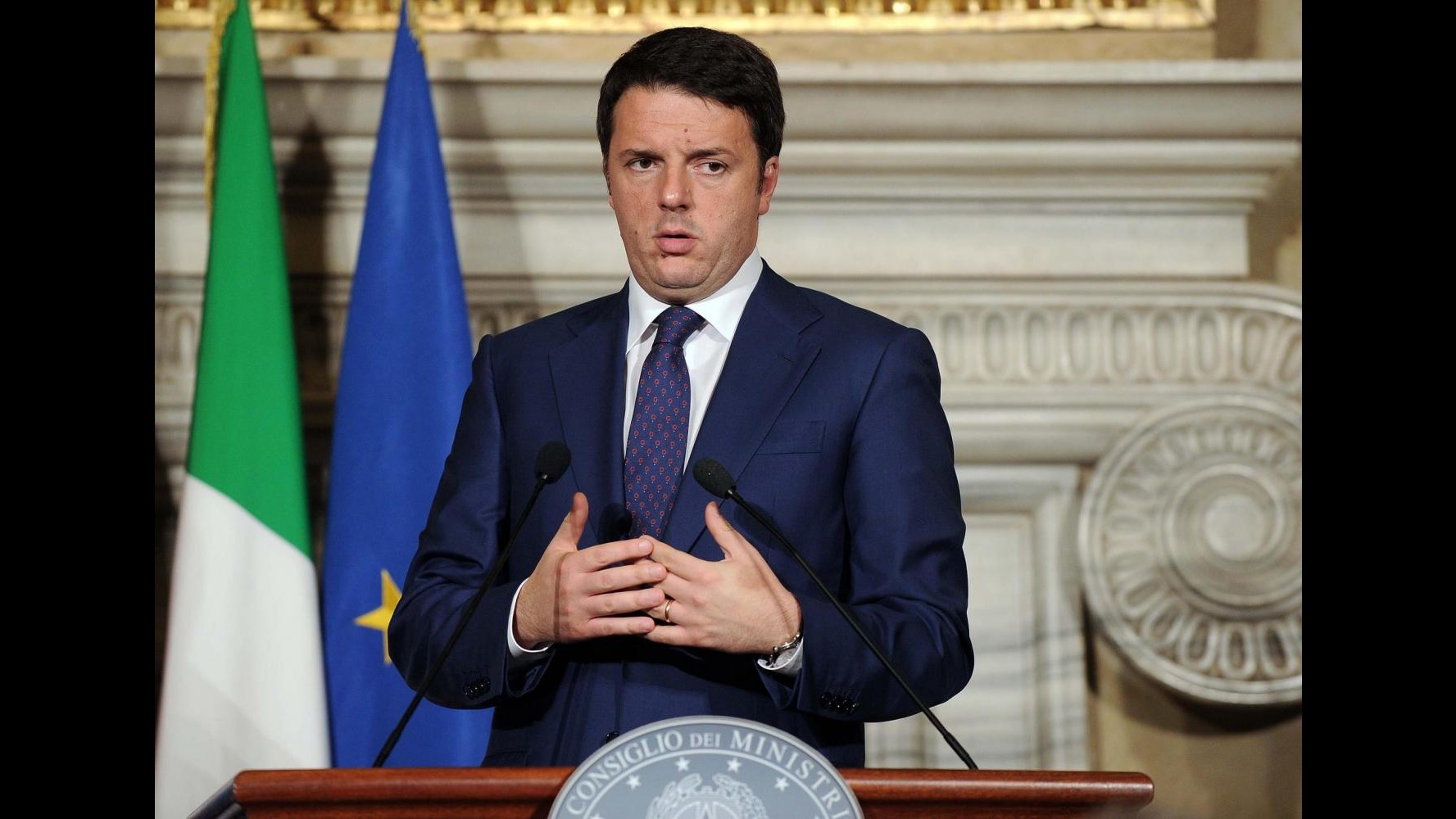Ue, Renzi: Discorso Papa politico, condivisione profonda