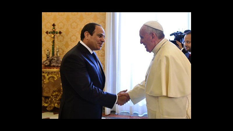 Papa incontra Al Sisi: Dialogo e negoziati unica via per la pace